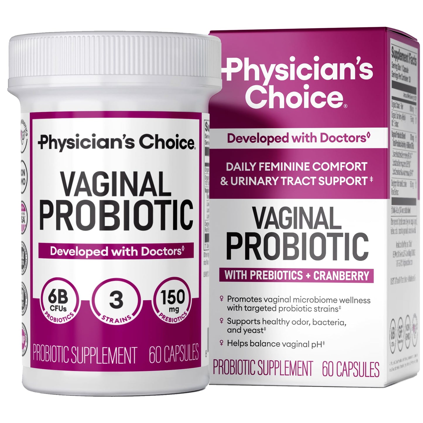 Pre-landing 5 Probióticos vaginales Physicians Choice