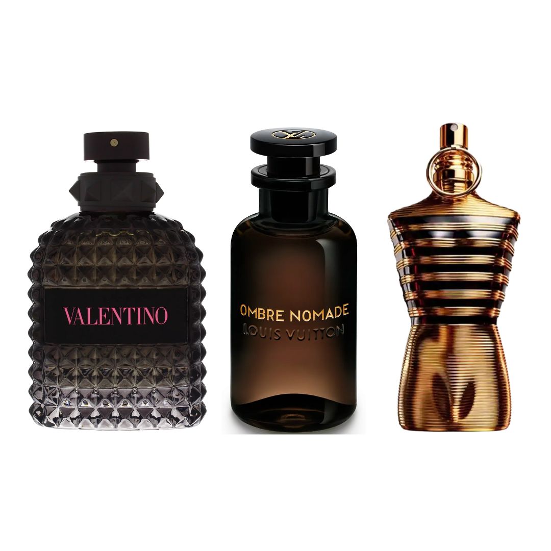 Promo hombre: Ombre Nomada 100 ML + Valentino Born In Roma 100 ML + Le Male Elixir 75 ML + Envío GRATIS.