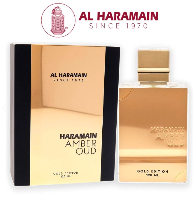 Al Haramain Gold Edition 120 ML + Perfumero + Envío GRATIS
